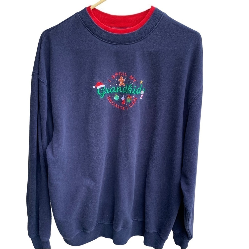 Vintage Crewneck Sweatshirt MC Sportswear I Spoil My Grandkids Because I Can